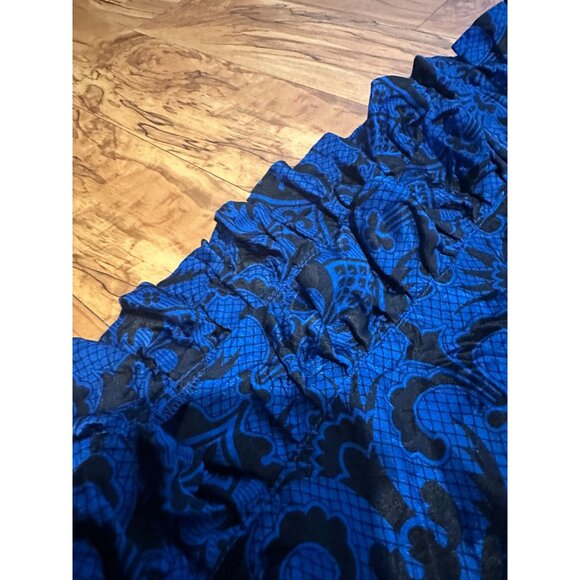 Plenty by Tracy Reese Silk Dress – Size 8 – Royal Blue & Black - Picture 7 of 12